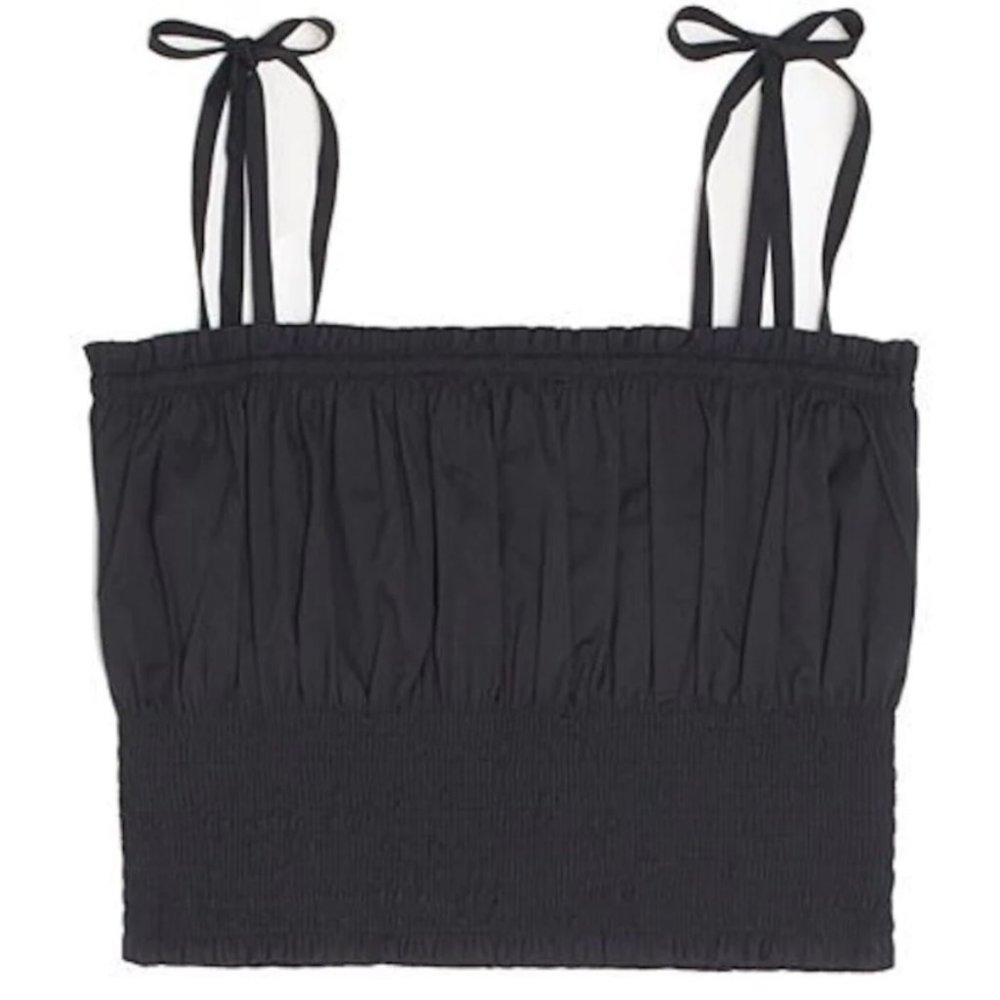 DANIELLE BERNSTEIN WOMEN'S SMOCKED TANK TOP